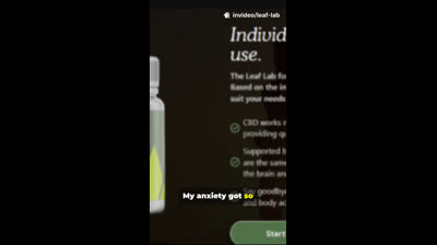 Leaf Lab CBD Daily Wellness for Calm Nights & Clear Mornings