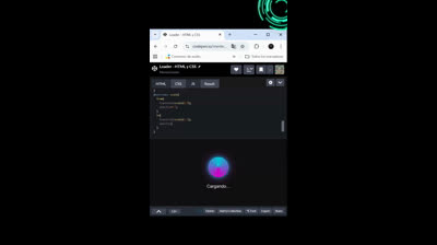Cómo crear un loader animado en HTML y CSS con efecto neón