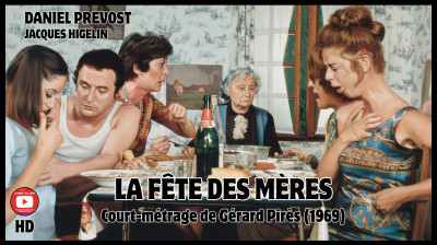 La Fête des mères ☆☆ Court-métrage avec Daniel PREVOST ☆☆ Comédie de G.Pirès (1969)