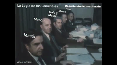 El Rey Juan Carlos era el que mandaba y tenía allí a su gente. Logia masónica de Madrid para redactar la Constitución que puso en marcha el Régimen78.
