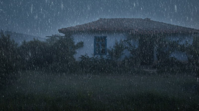 Heavy Rain on Cozy House ?️ Thunderstorm Sounds for Sleep & Relaxation