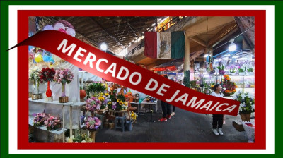 CAMINANDO POR  EL MERCADO DE JAMAICA EN SU ANIVERSARIO 68