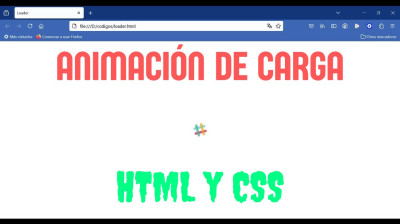 Cómo hacer una animación de carga utilizando HTML y CSS - Web development