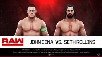 John Cena vs Seth Rollins (WWE 2K19)