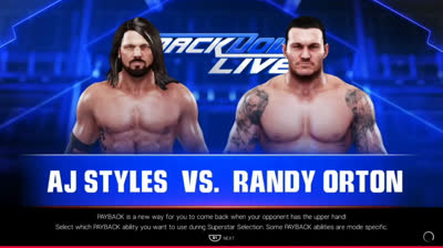 AJ Styles vs Randy Orton (WWE 2K19)